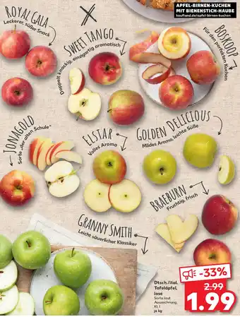 Kaufland Dtsch./ital. Tafeläpfel, lose Angebot
