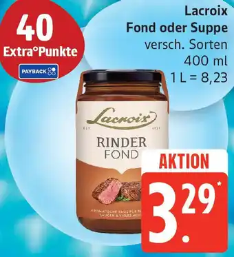 Edeka Lacroix Fond oder Suppe Angebot