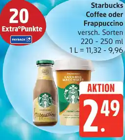 Edeka Starbucks Coffee oder Frappuccino Angebot