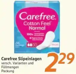 inkoop Carefree Slipeinlagen Angebot