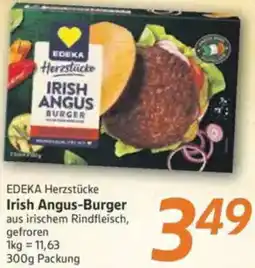 inkoop EDEKA Herzstücke Irish Angus-Burger Angebot