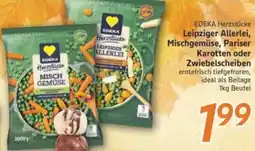 inkoop EDEKA Herzstücke Leipziger Allerlei, Mischgemüse, Pariser Karotten oder Zwiebelscheiben Angebot