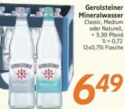inkoop Gerolsteiner Mineralwasser Angebot