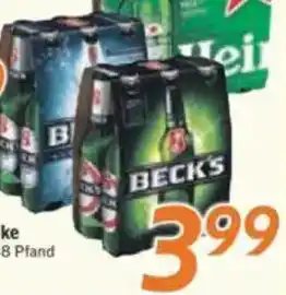 inkoop Beck's Bier oder Biermischgetränke Angebot