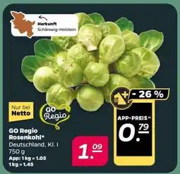 NETTO GO Regio Rosenkohl Angebot