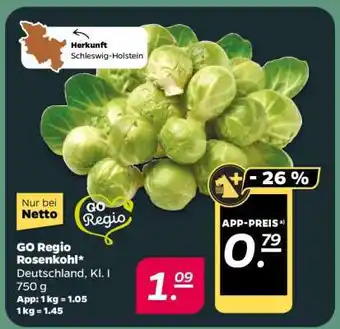 NETTO GO Regio Rosenkohl Angebot