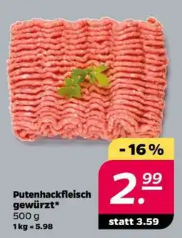 NETTO Putenhackfleisch gewürzt Angebot