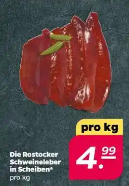 NETTO Die Rostocker Schweineleber in Scheiben Angebot