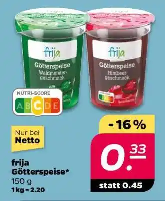 NETTO frija Götterspeise Angebot