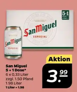 NETTO San Miguel 5 + 1 Dose Angebot
