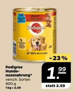 NETTO Pedigree Hundenassnahrung Angebot