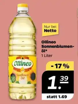 NETTO Ollineo Sonnenblumenöl Angebot