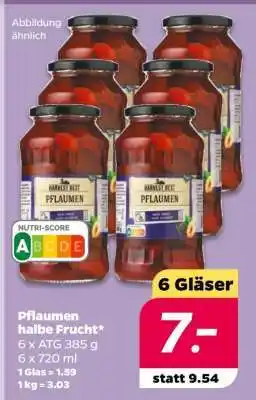NETTO Pflaumen halbe Frucht Angebot