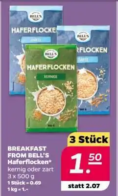 NETTO BREAKFAST FROM BELL'S Haferflocken Angebot