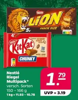 NETTO Nestlé Riegel Multipack Angebot