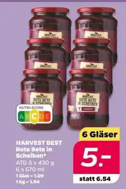 NETTO HARVEST BEST Rote Bete in Scheiben Angebot