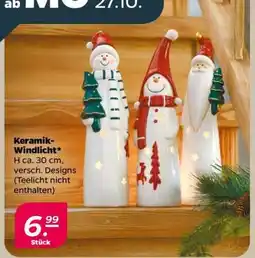 NETTO Keramik-Windlicht Angebot