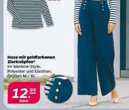 NETTO Hose mit goldfarbenen Zierknöpfen Angebot