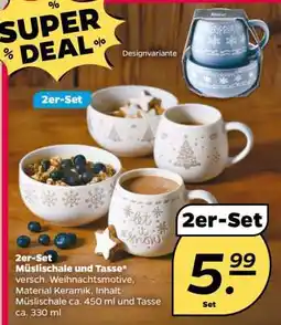 NETTO 2er-Set Müslischale und Tasse Angebot