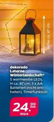 NETTO dekorado Laterne Winterlandschaft Angebot