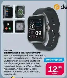 NETTO denver Smartwatch SWC-156 schwarz Angebot