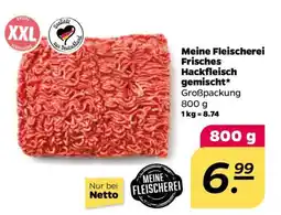 NETTO Meine Fleischerei Frisches Hackfleisch gemischt Angebot
