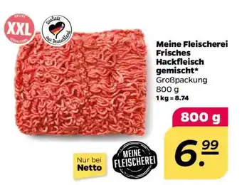 NETTO Meine Fleischerei Frisches Hackfleisch gemischt Angebot