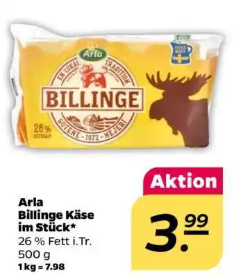 NETTO Arla Billinge Käse im Stück Angebot