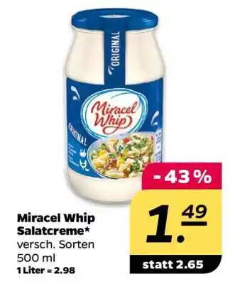 NETTO MIRACEL WHIP Salatcreme Angebot