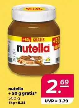 NETTO nutella + 50 g gratis Angebot