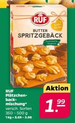 NETTO RUF Plätzchenbackmischung Angebot