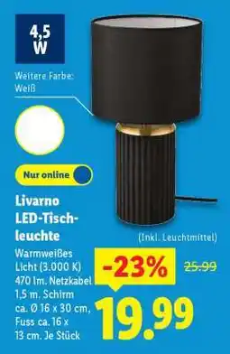 Lidl Livarno LED-Tischleuchte Angebot
