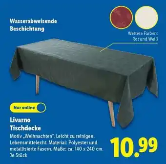 Lidl Livarno Tischdecke Angebot