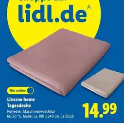 Lidl LIVARNO home Tagesdecke Angebot