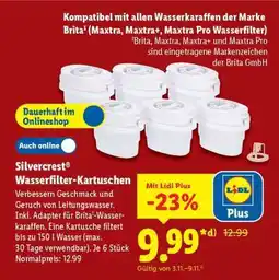 Lidl SILVERCREST Wasserfilter-Kartuschen Angebot
