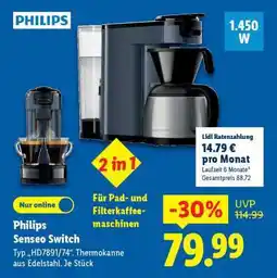 Lidl PHILIPS Senseo Switch Angebot