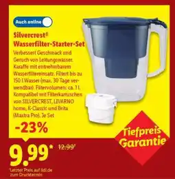 Lidl Silvercrest Wasserfilter-Starter-Set Angebot