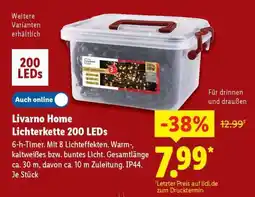 Lidl Livarno Home Lichterkette 200 LEDs Angebot