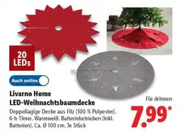 Lidl Livarno Home LED-Weihnachtsbaumdecke Angebot