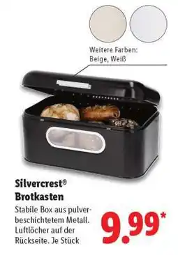 Lidl Silvercrest Brotkasten Angebot