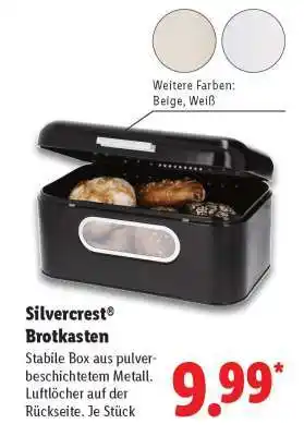 Lidl Silvercrest Brotkasten Angebot