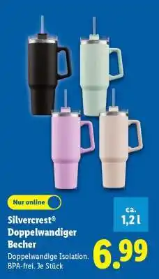 Lidl Silvercrest Doppelwandiger Becher Angebot
