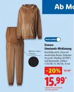 Lidl Esmara Umstands-Nickianzug Angebot