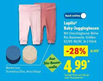 Lidl Lupilu Baby-Jogginghosen Angebot