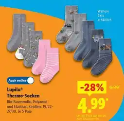 Lidl Lupilu Thermo-Socken Angebot