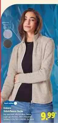 Lidl Esmara Strickfleece-Jacke Angebot