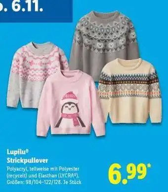 Lidl lupilu Strickpullover Angebot