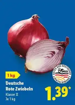 Lidl Deutsche rote Zwiebeln Angebot