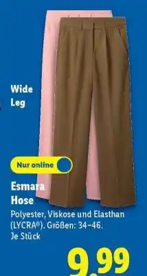 Lidl Esmara Hose Angebot