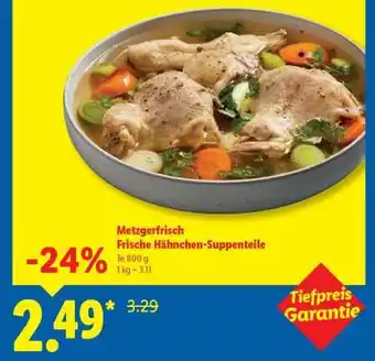 Lidl Metzgerfrisch Frische Hähnchen-Suppenteile Angebot